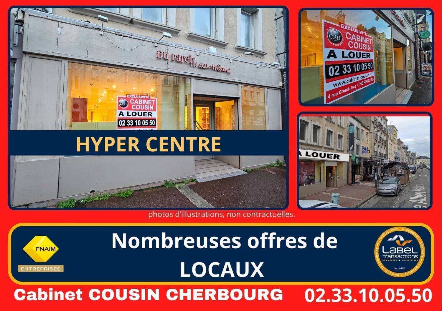 locaux commerciaux - boutique Cherbourg-en-Cotentin 50100 — photo 1