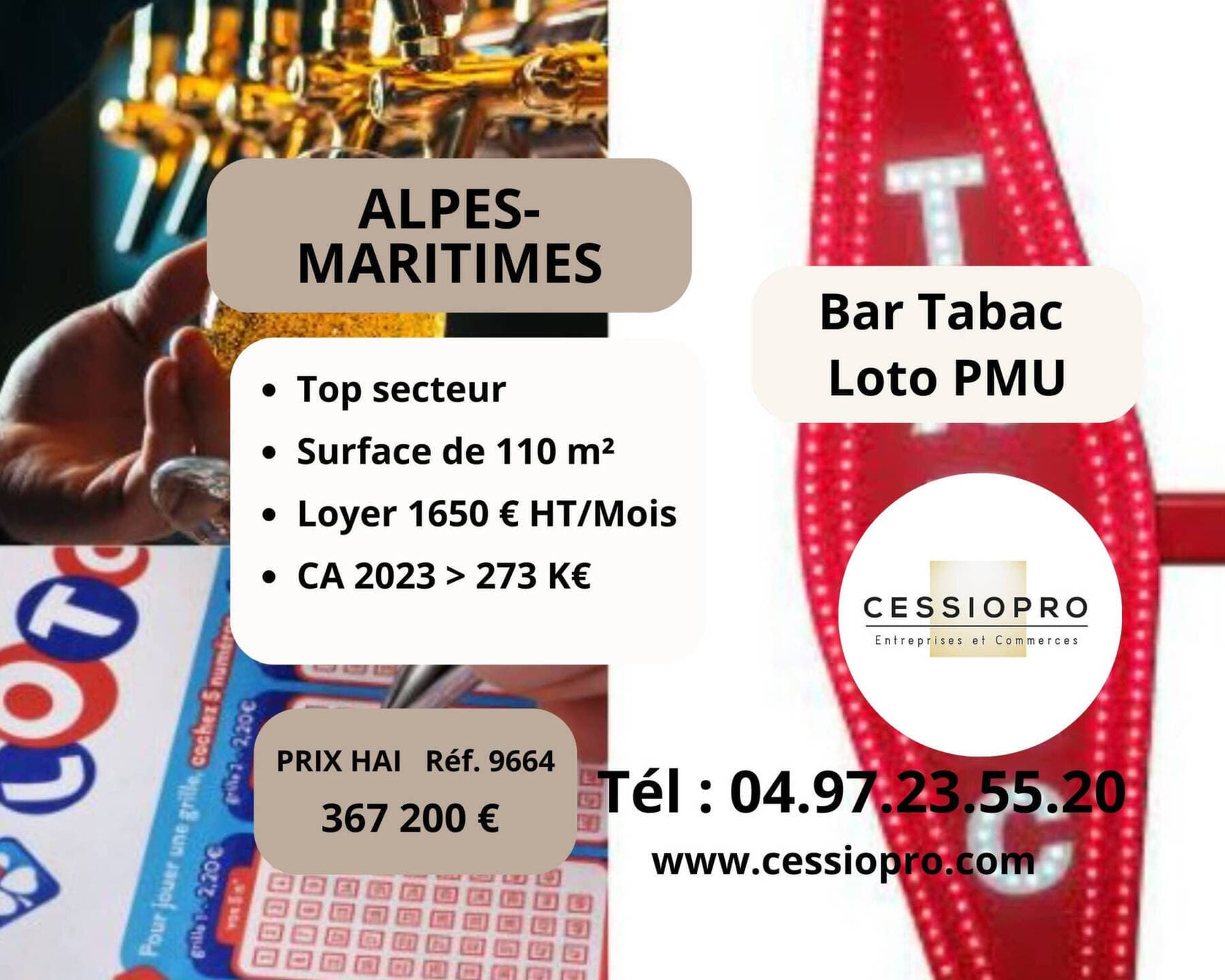 pmu - bar - tabac - loto Châteauneuf-Grasse 06740 — photo 1