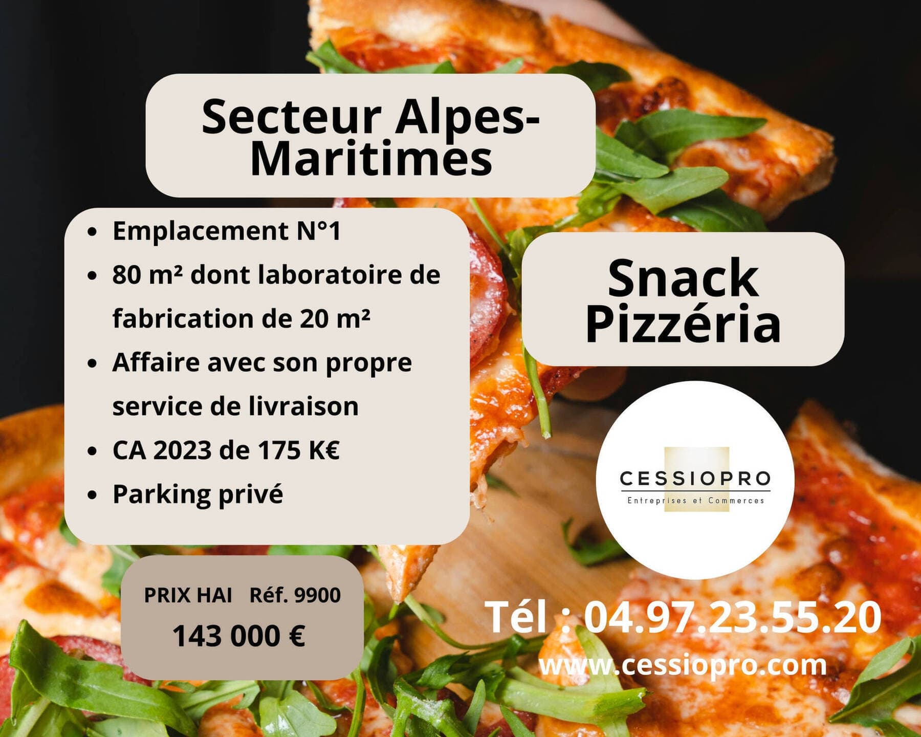 restauration rapide - sandwicherie - pizzeria - vente à emporter Auribeau-sur-Siagne 06810 — photo 1