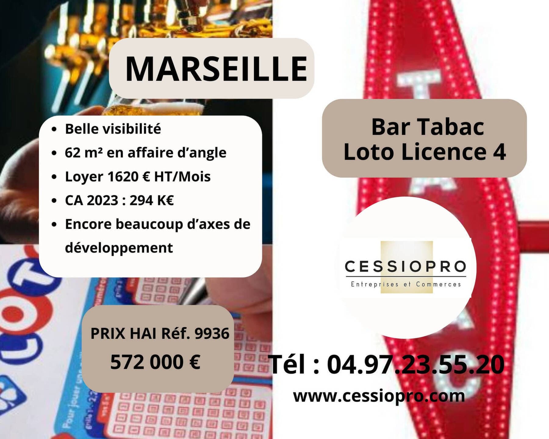 bar - tabac - loto - licence iv Marseille 14e  Arrondissement 13014 — photo 1