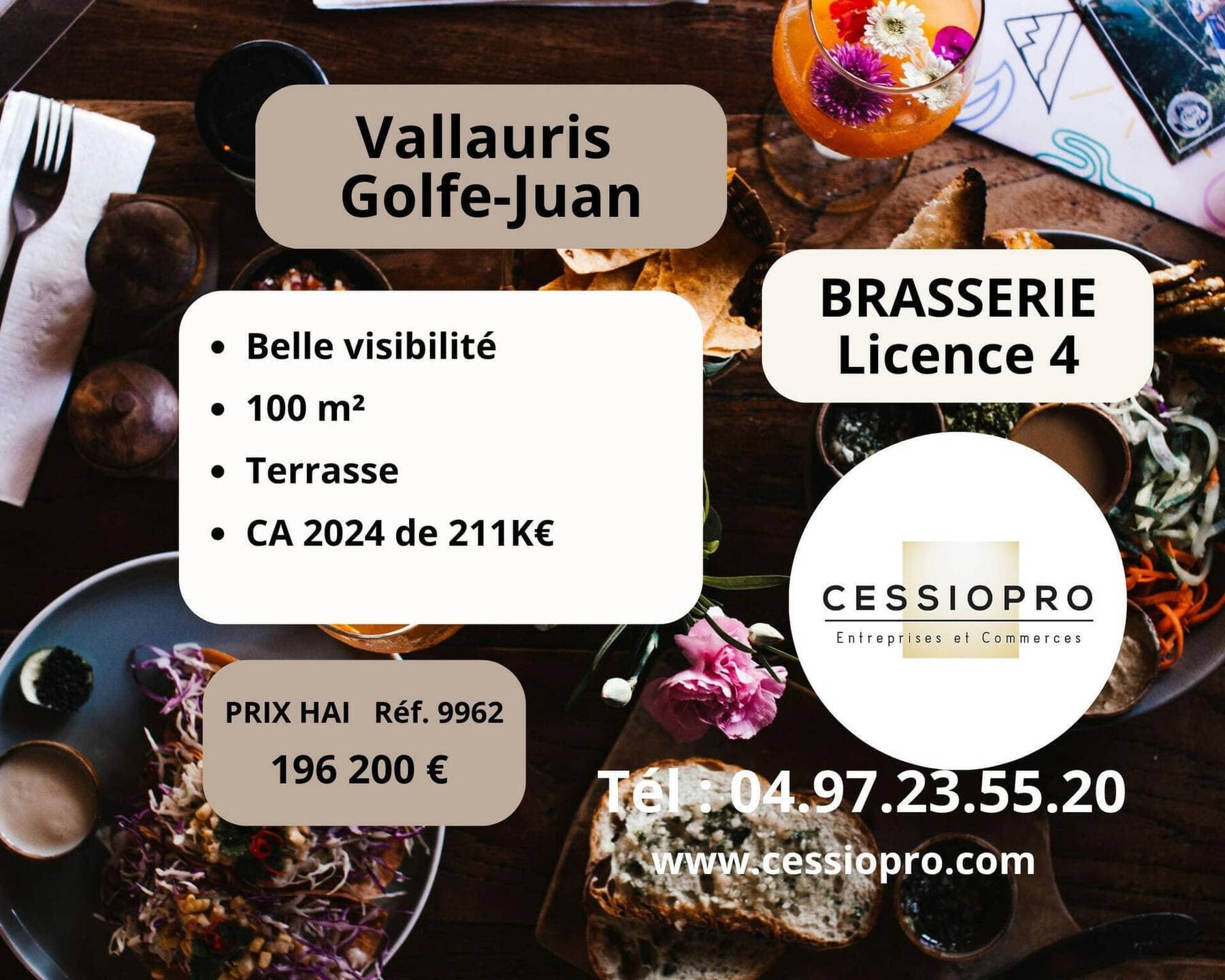 brasserie - licence iv Vallauris 06220 — photo 1