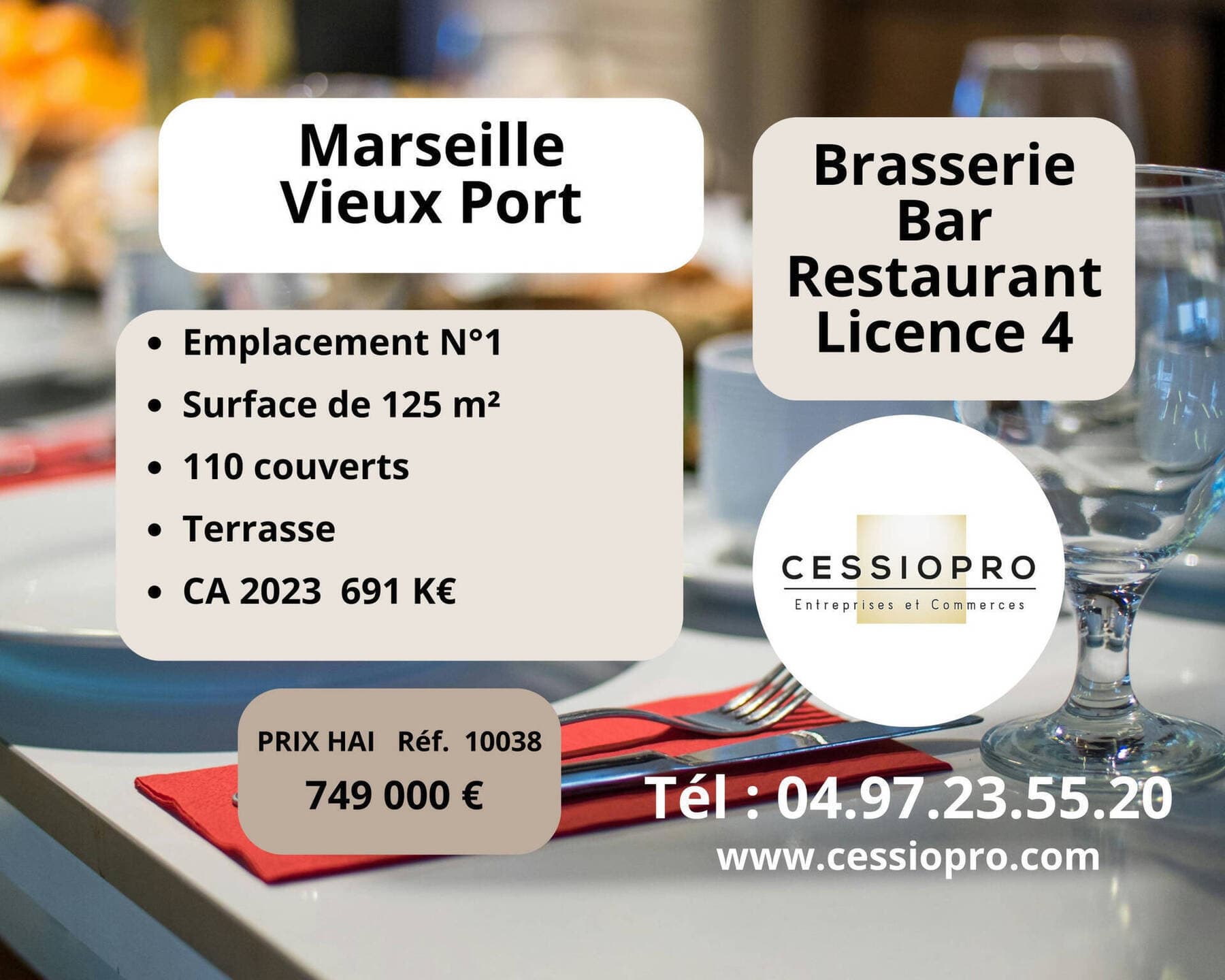 bar - brasserie - restaurant - licence iv Marseille 2e  Arrondissement 13002 — photo 1