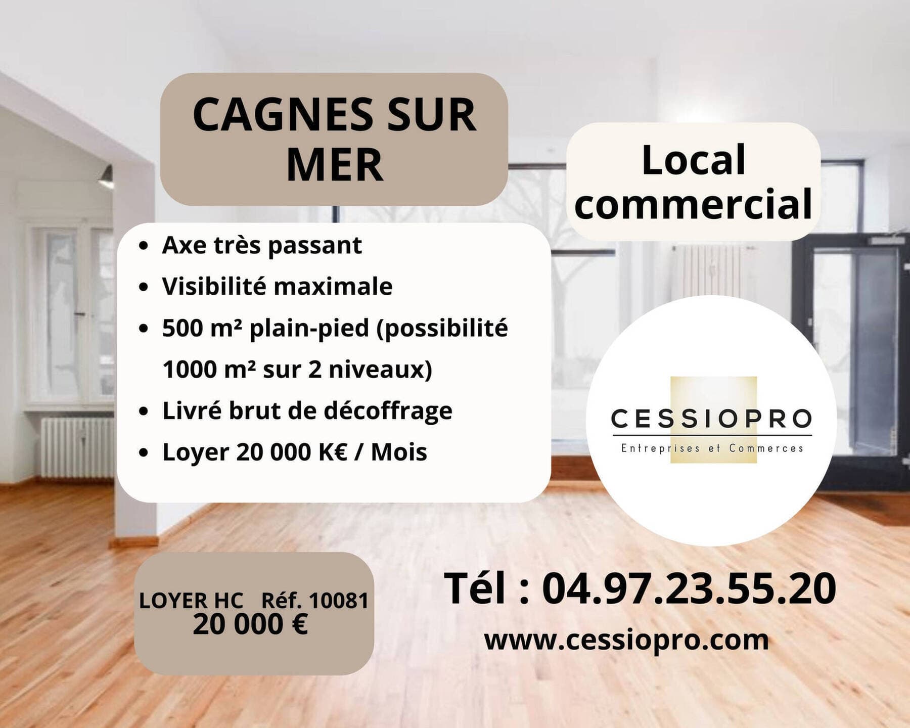 local commercial Cagnes-sur-Mer 06800 — photo 1