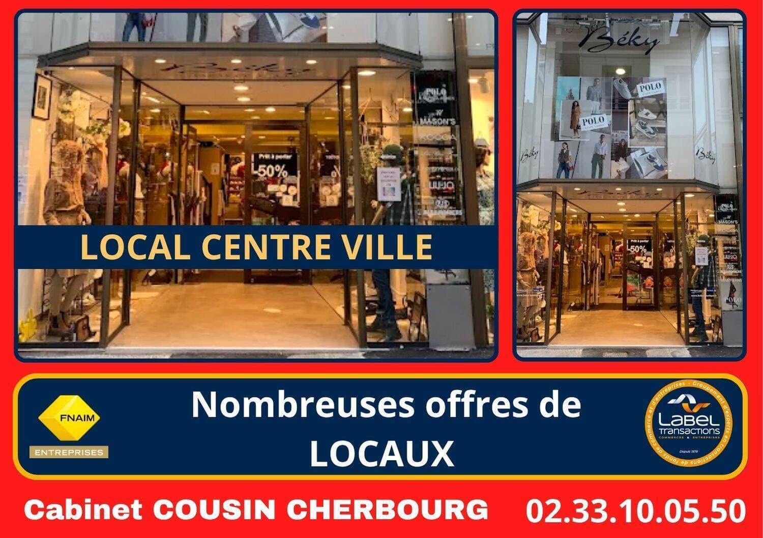 locaux commerciaux - boutique Cherbourg-en-Cotentin 50100 — photo 1