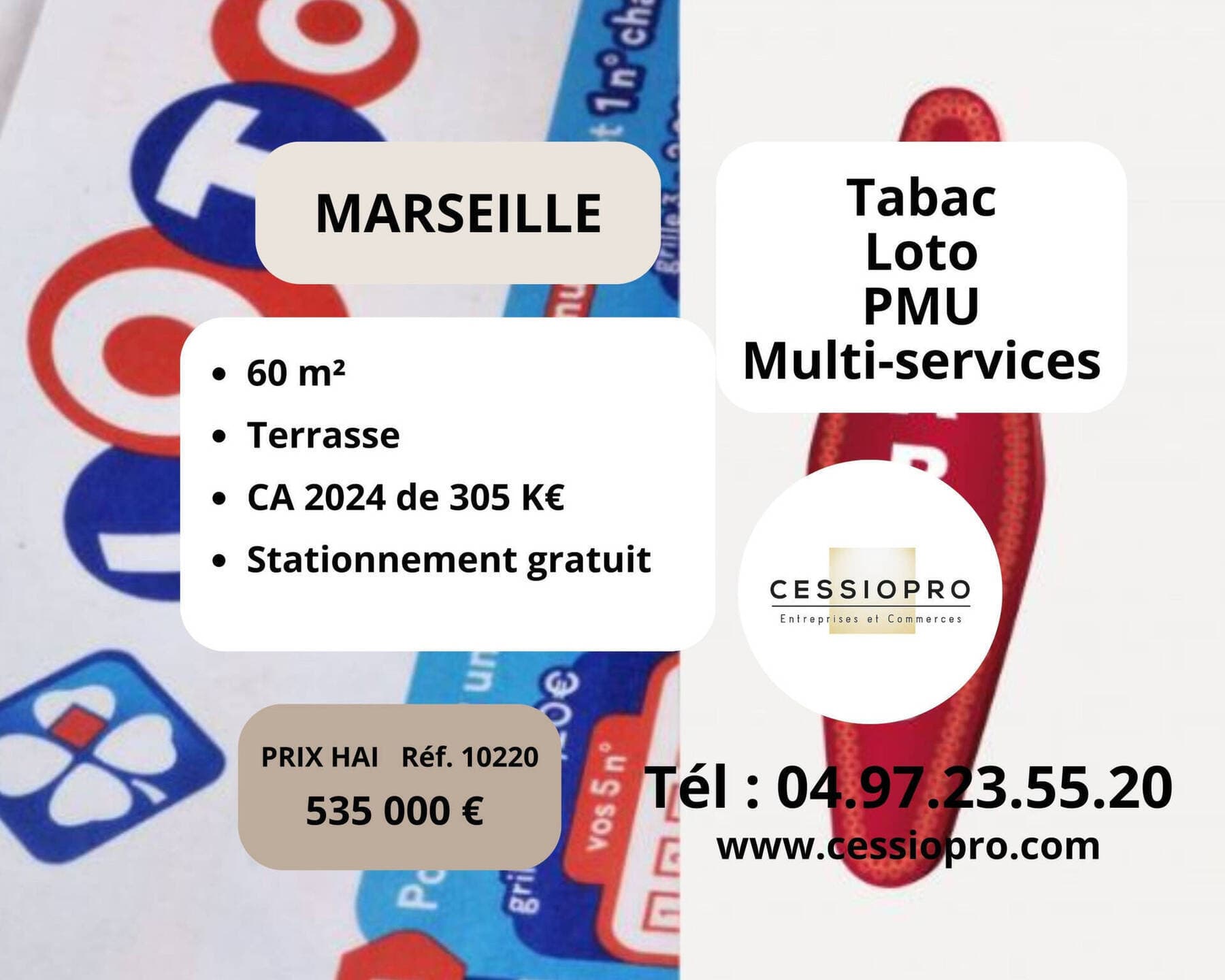 tabac - loto - pmu Marseille 13e  Arrondissement 13013 — photo 1
