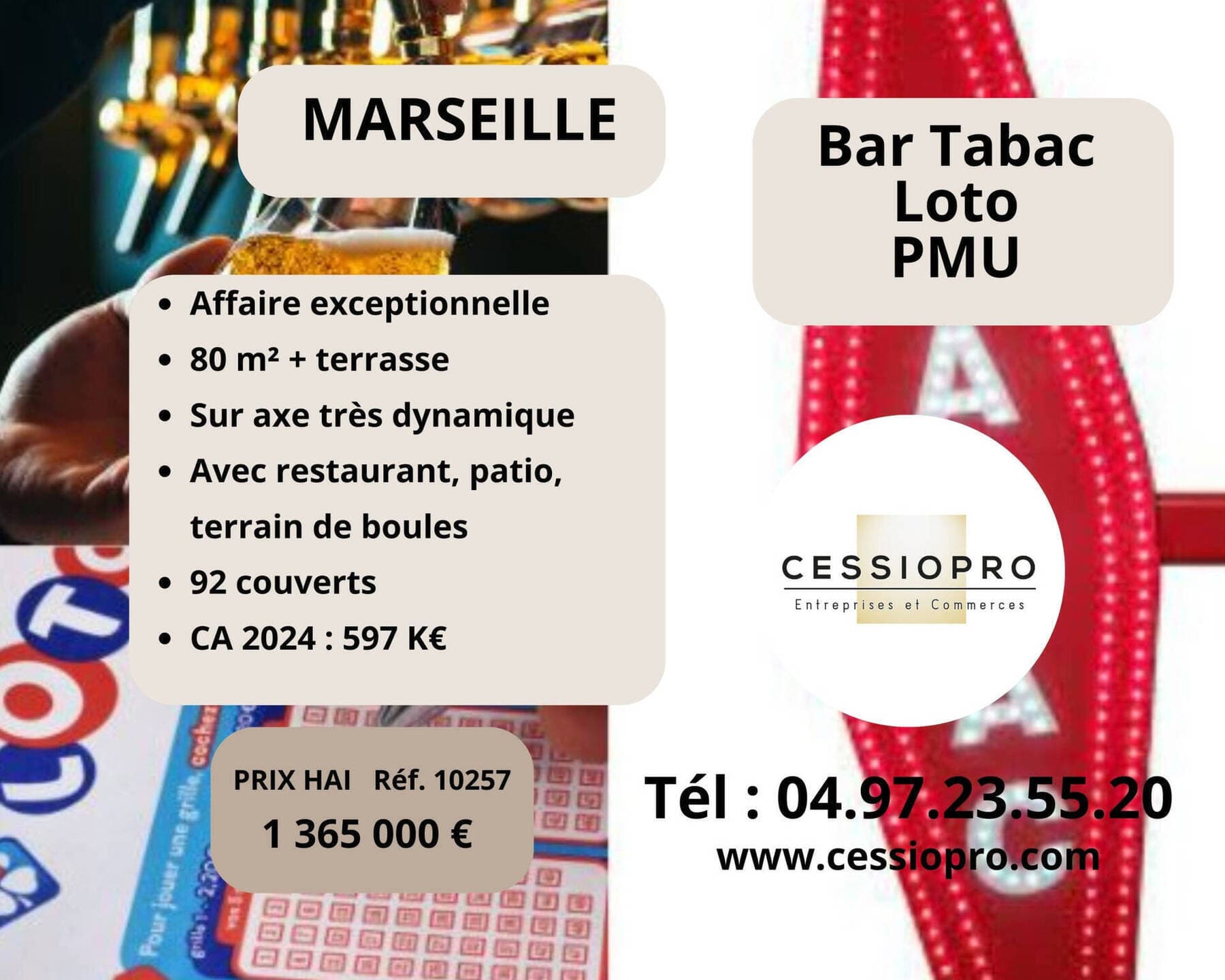 bar - tabac - loto - pmu - licence iv Marseille 4e  Arrondissement 13004 — photo 1