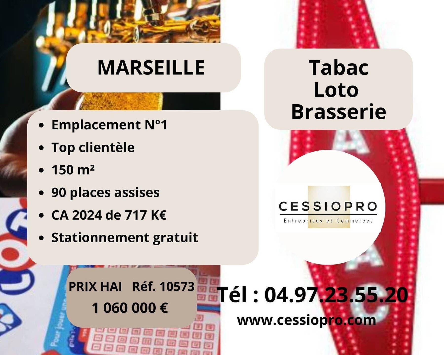 tabac - loto - brasserie Marseille 8e  Arrondissement 13008 — photo 1