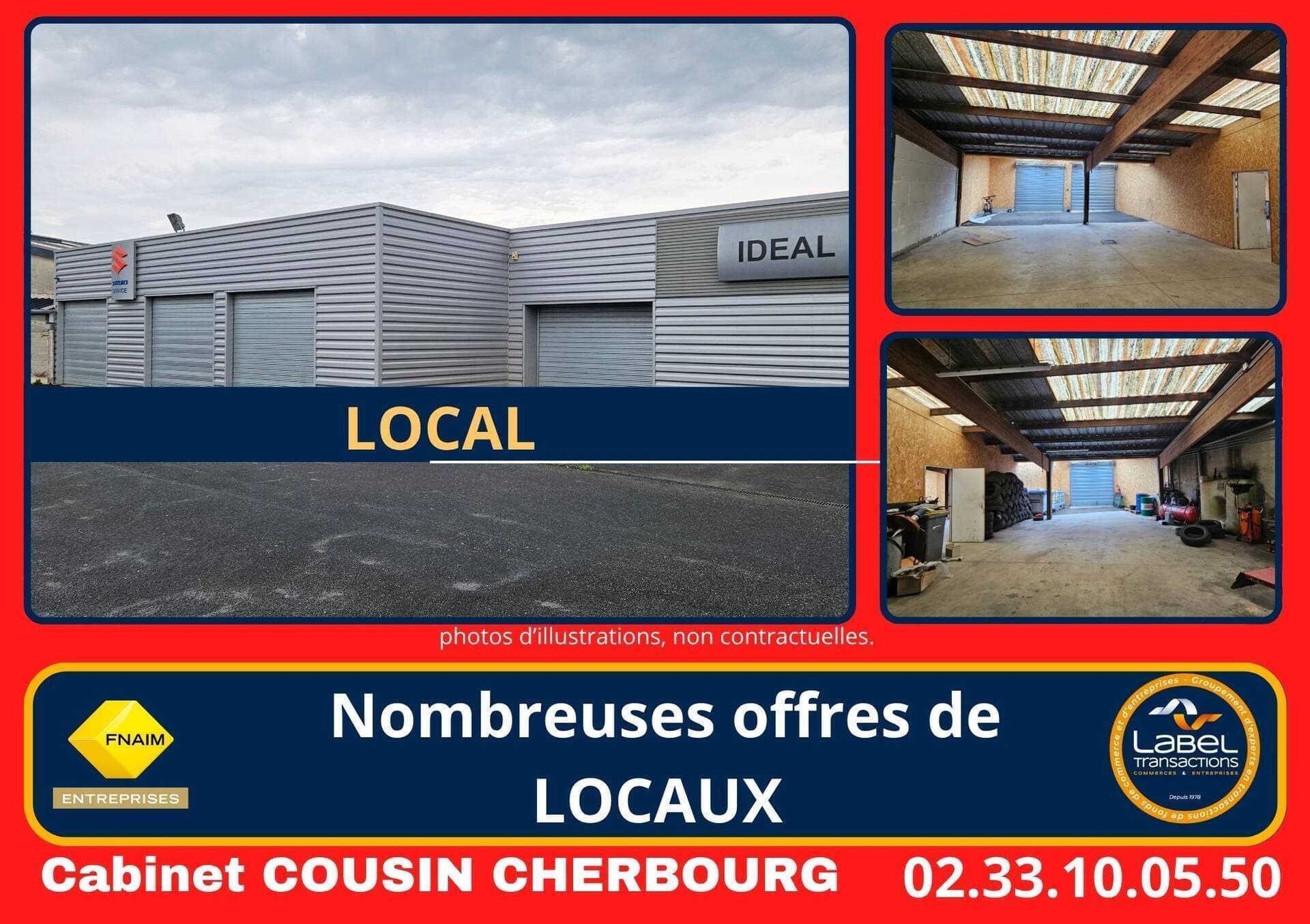 locaux commerciaux - boutique Tourlaville 50110 — photo 1