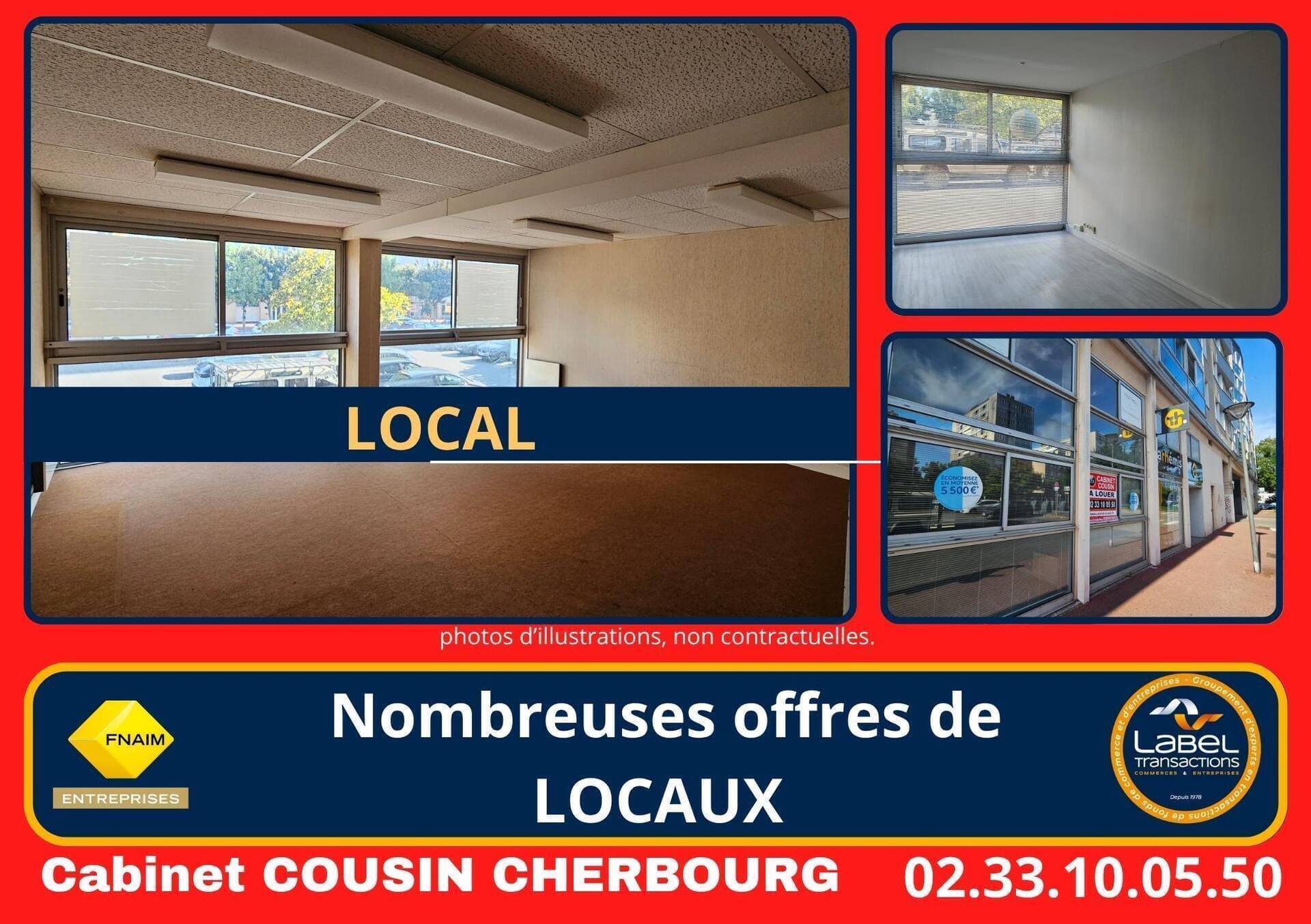 locaux commerciaux - boutique Cherbourg-en-Cotentin 50100 — photo 1