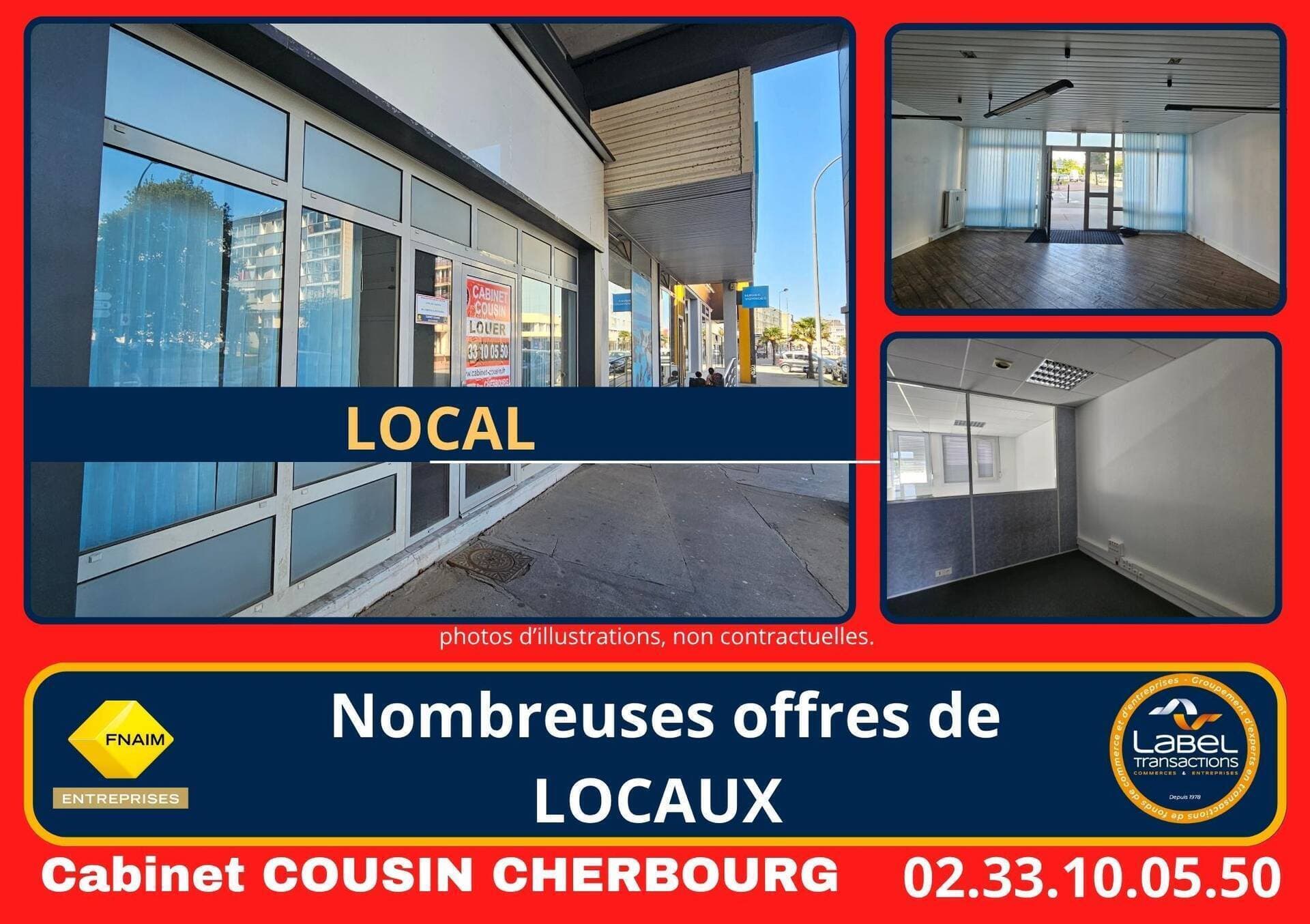 locaux commerciaux - boutique Cherbourg-en-Cotentin 50100 — photo 1
