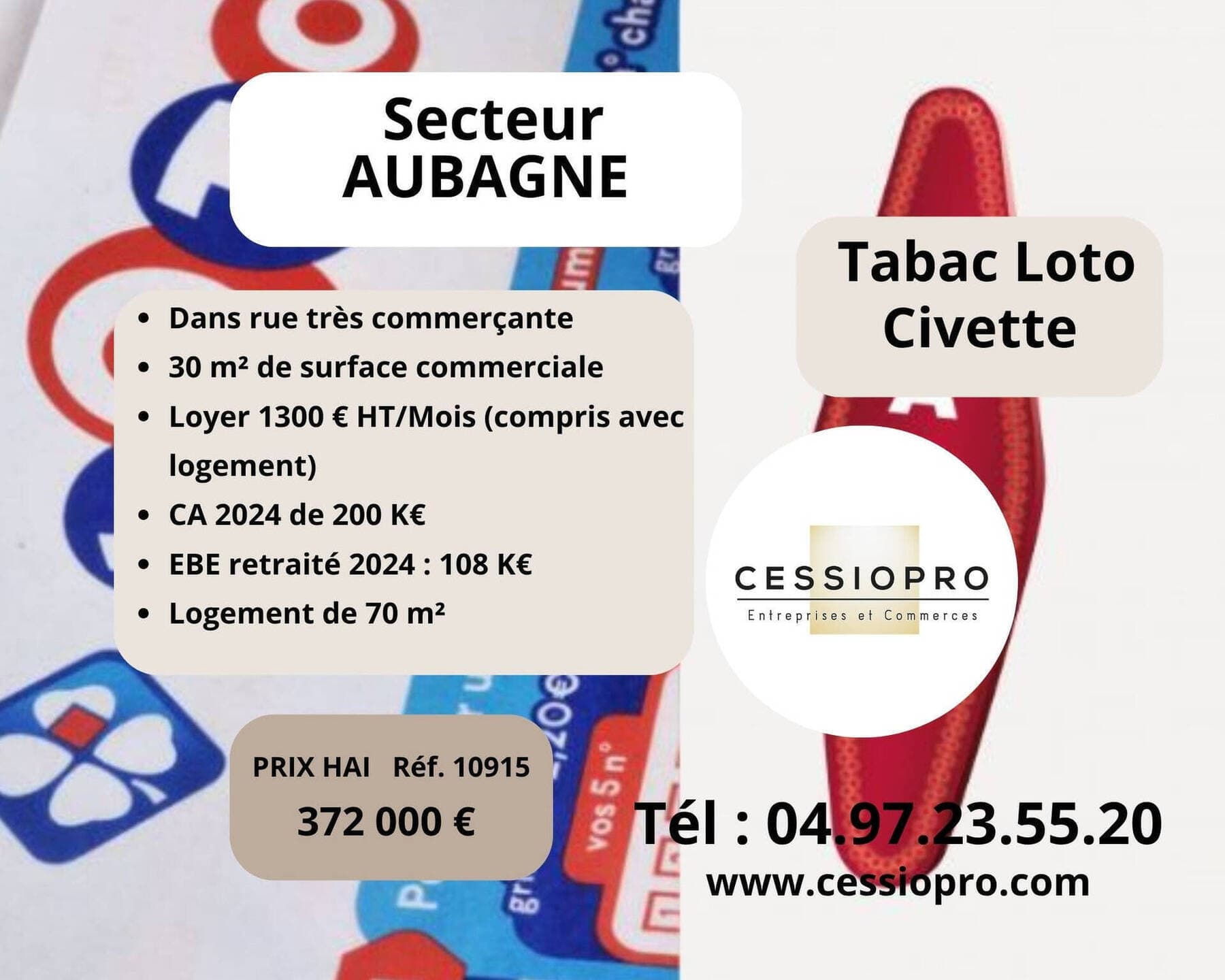 tabac - loto Marseille 11e  Arrondissement 13011 — photo 1