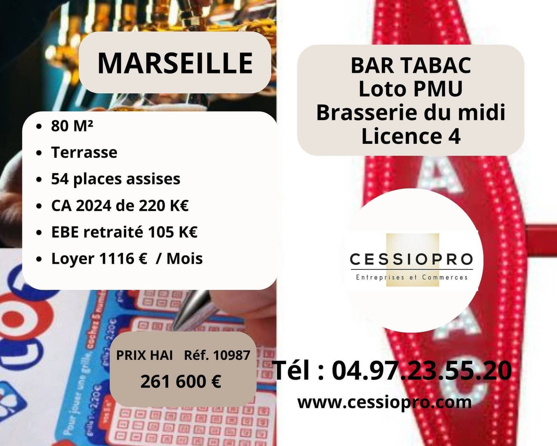 bar - tabac - loto - pmu - brasserie Marseille 2e  Arrondissement 13002 — photo 1