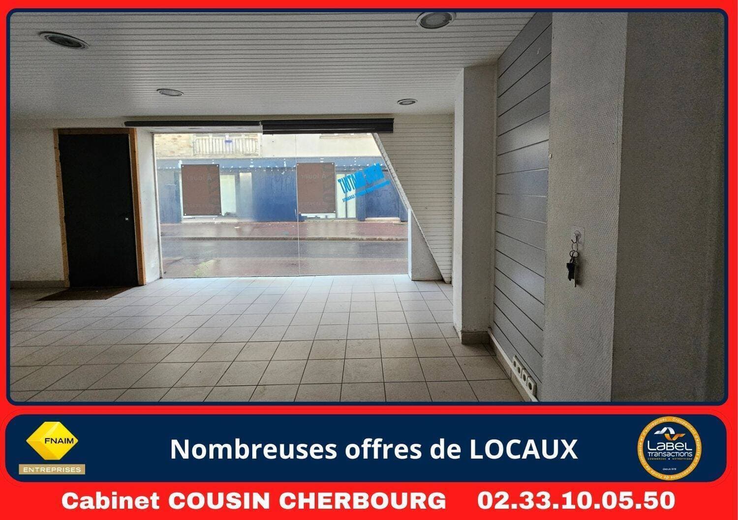 locaux commerciaux - boutique Cherbourg-en-Cotentin 50100 — photo 1