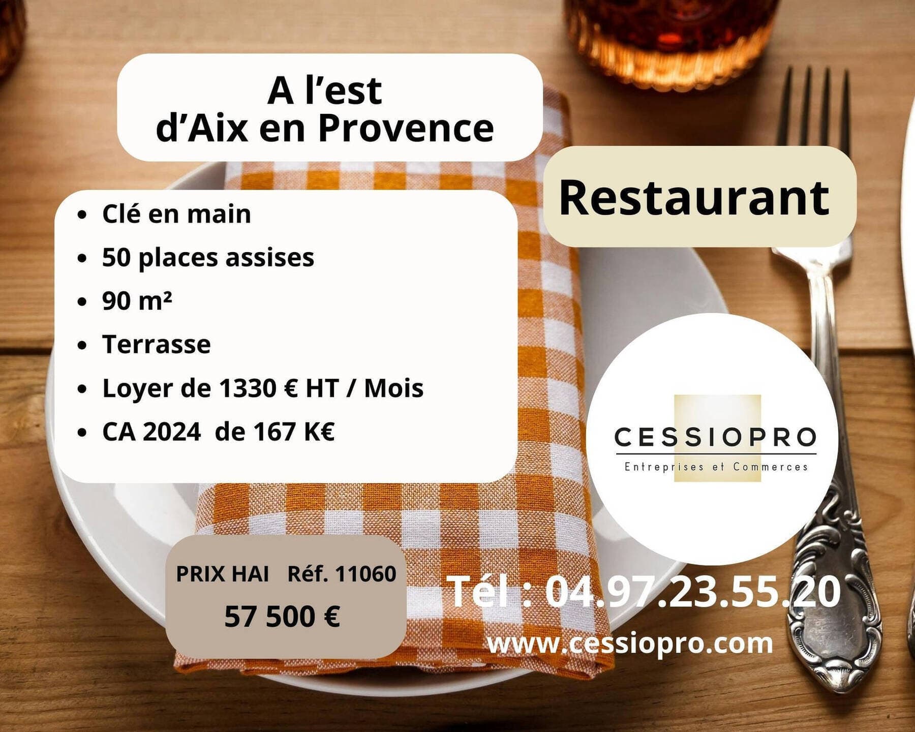 restaurant Aix-en-Provence 13090 — photo 1