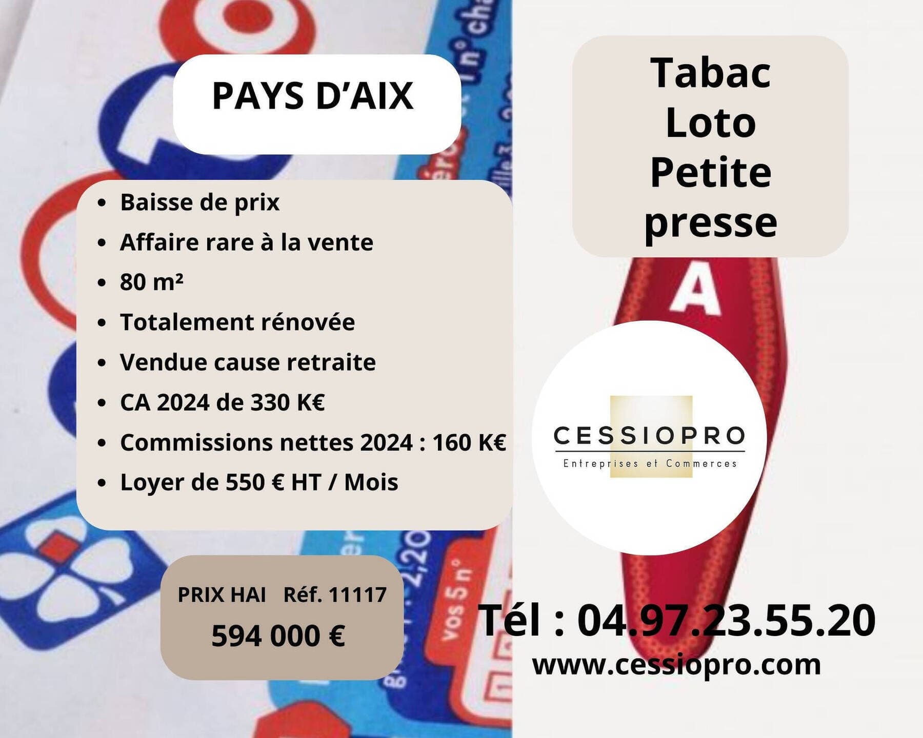 tabac - loto - presse Aix-en-Provence 13090 — photo 1