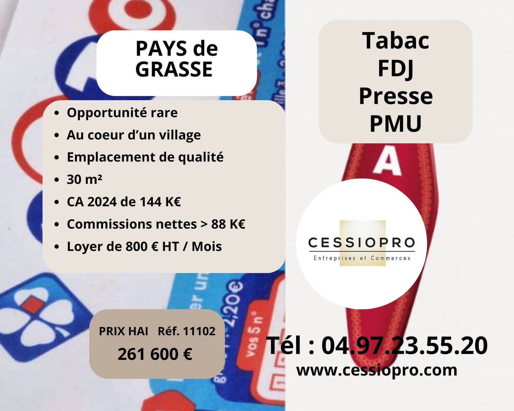tabac - pmu - loto Peymeinade 06530 — photo 1
