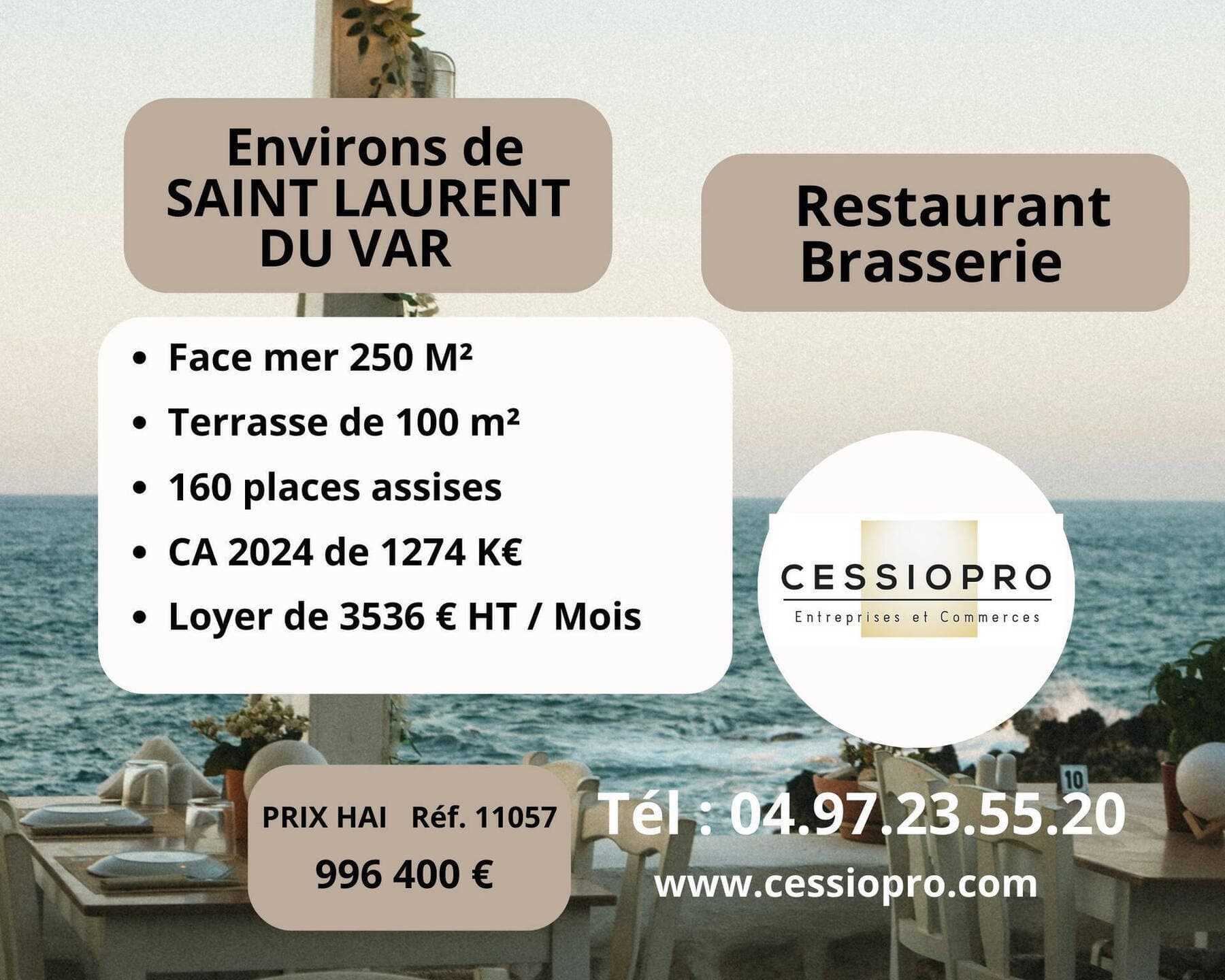 restaurant - brasserie Saint-Laurent-du-Var 06700 — photo 1