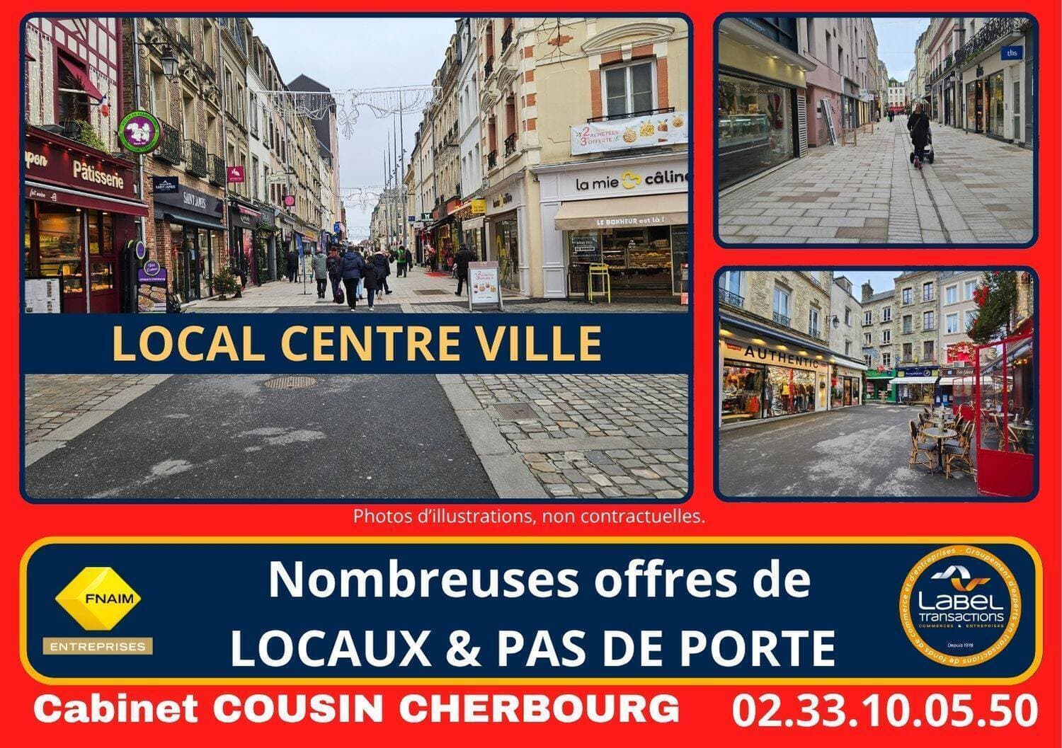 locaux commerciaux - boutique Cherbourg-en-Cotentin 50100 — photo 1