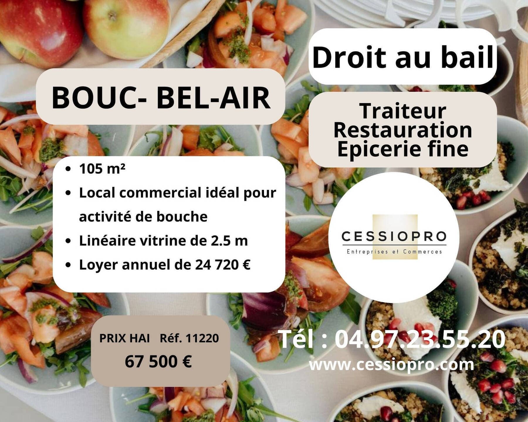 cession de droit au bail Bouc-Bel-Air 13320 — photo 1