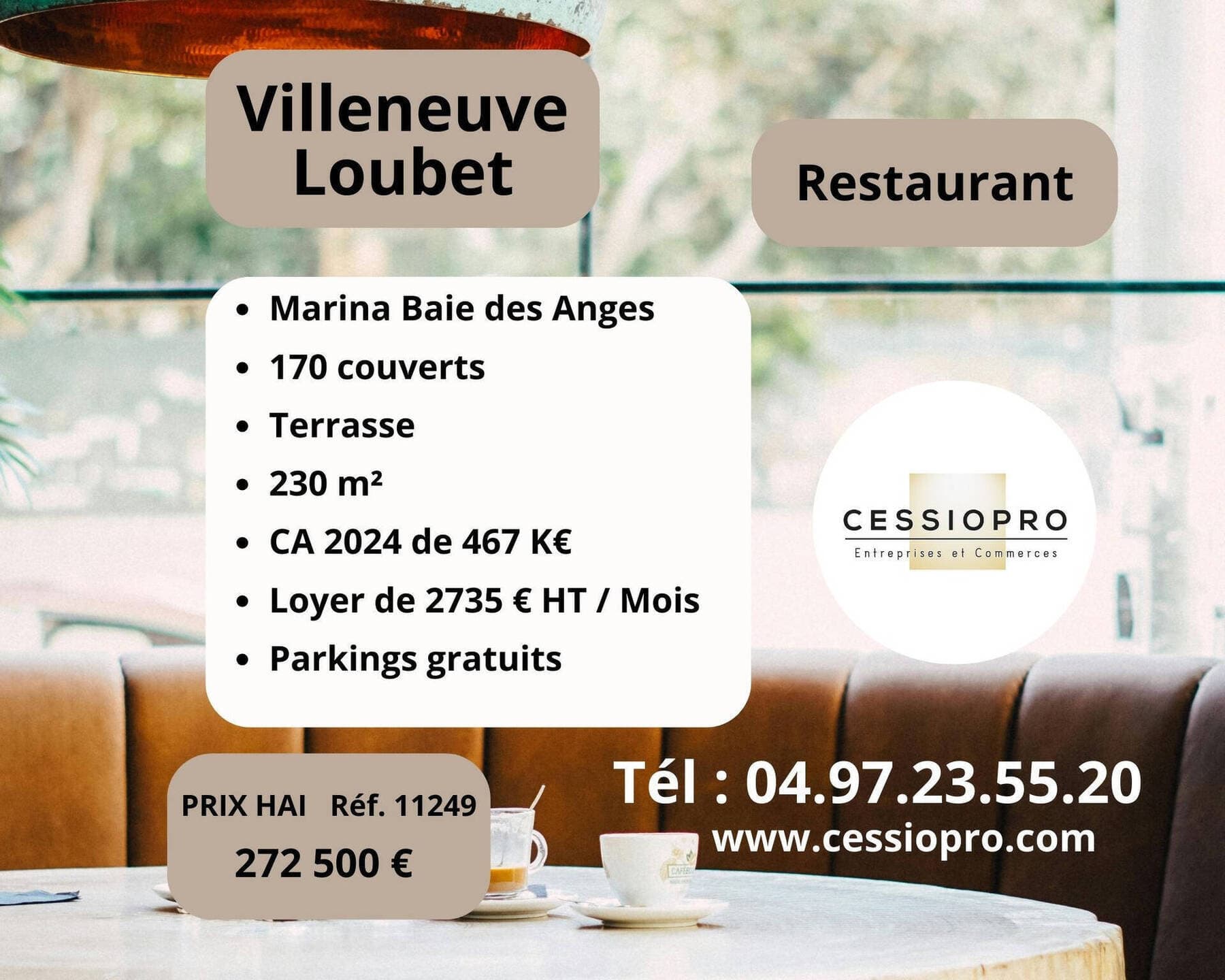 restaurant Villeneuve-Loubet 06270 — photo 1