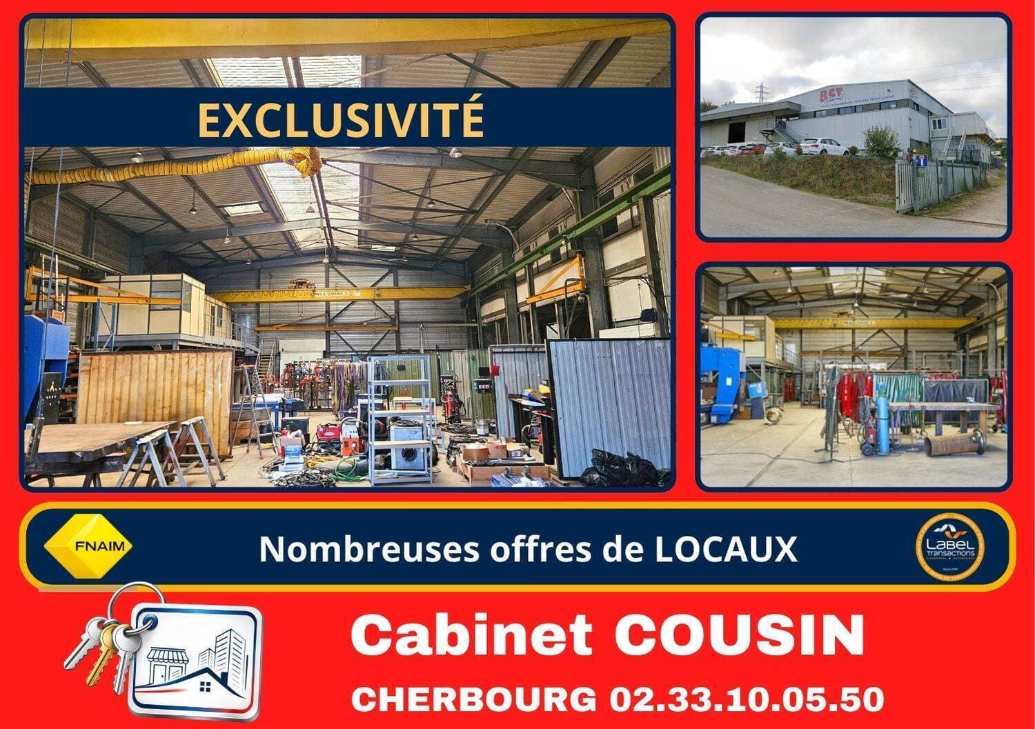 locaux d'activités - entrepôts Tourlaville 50110 — photo 1