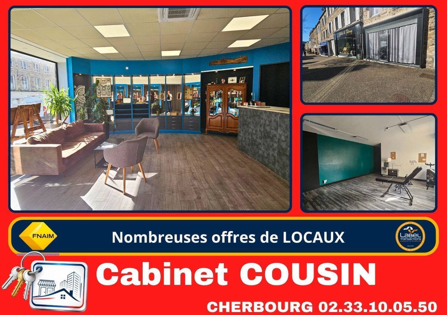 locaux commerciaux - boutique Bricquebec 50260 — photo 1