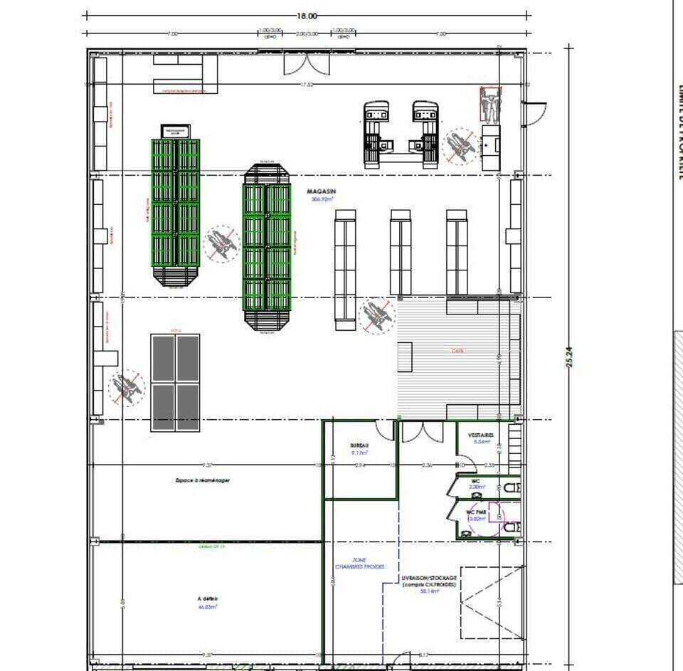 Alimentaire · 408 m² · Location — photo 3