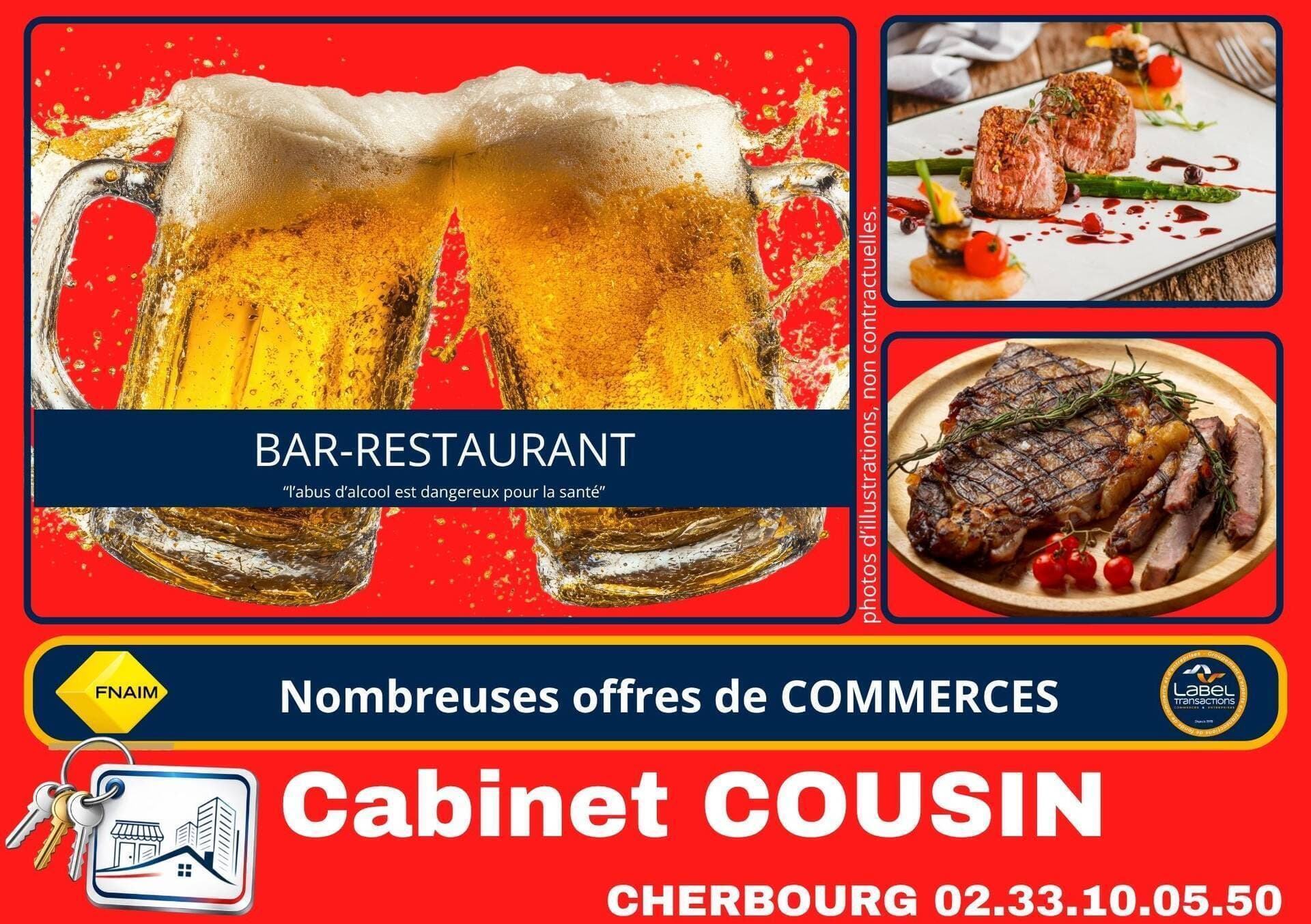 Bar brasserie tabac · 110 m² · Fonds de commerce — photo 1