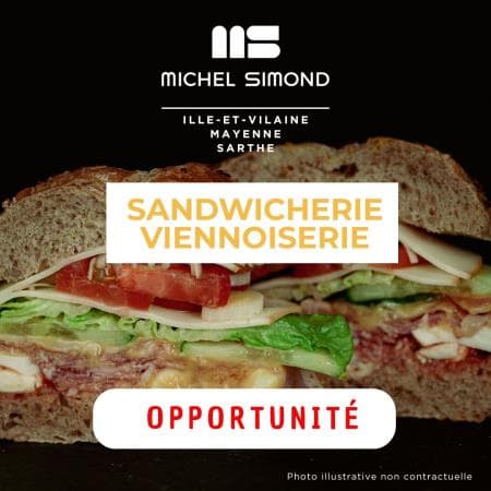 Sandwicherie viennoiserie boulangerie au coeur du centre ville de rennes en ille et vilaine 35 avec 7 salaries · Fonds de commerce — photo 3