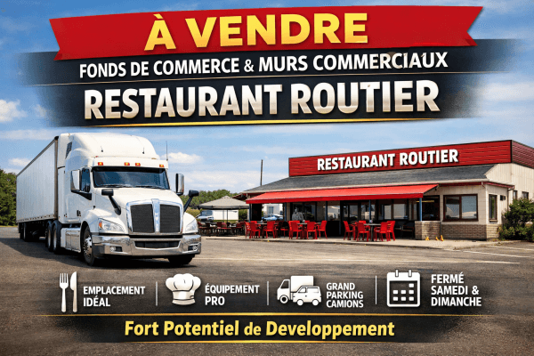 Restaurant routier belle rentabilite ferme weekend · Fonds de commerce — photo 1