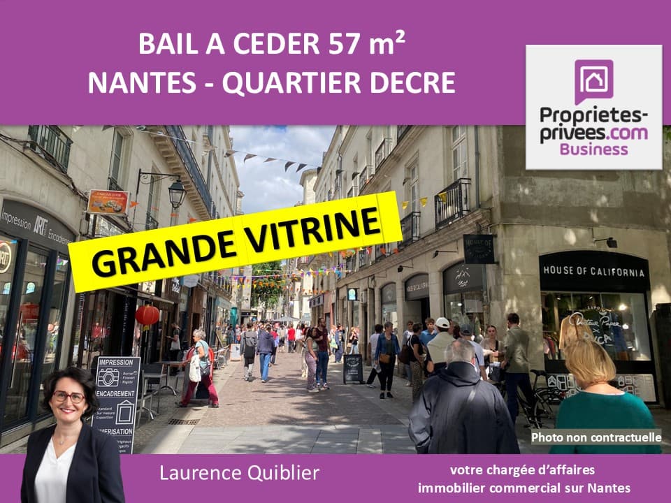 Local commercial · 57 m² · Cession de bail — photo 1
