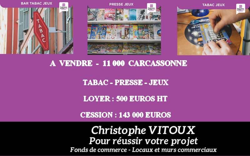 Local commercial 60 m² — CARCASSONNE — photo 1