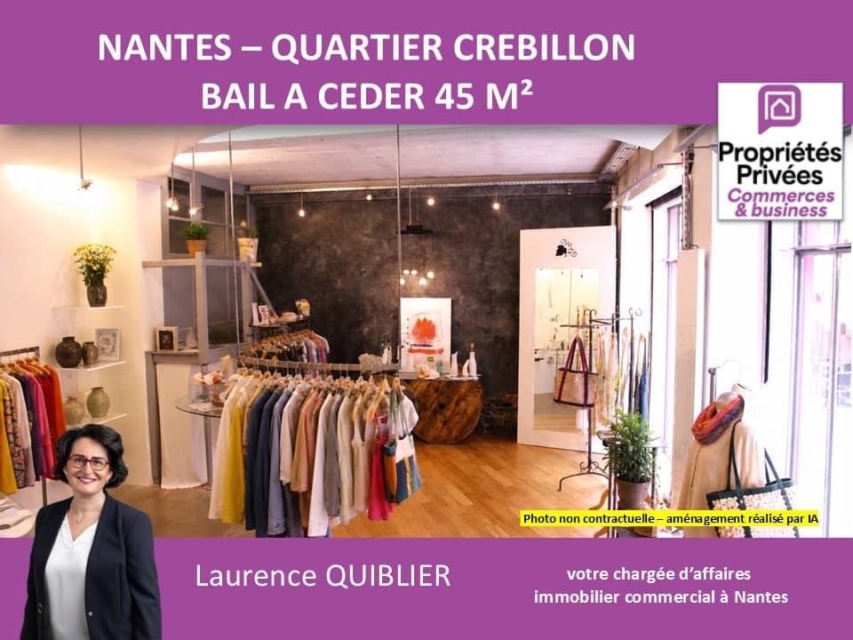 Local commercial · 45 m² · Cession de bail — photo 1