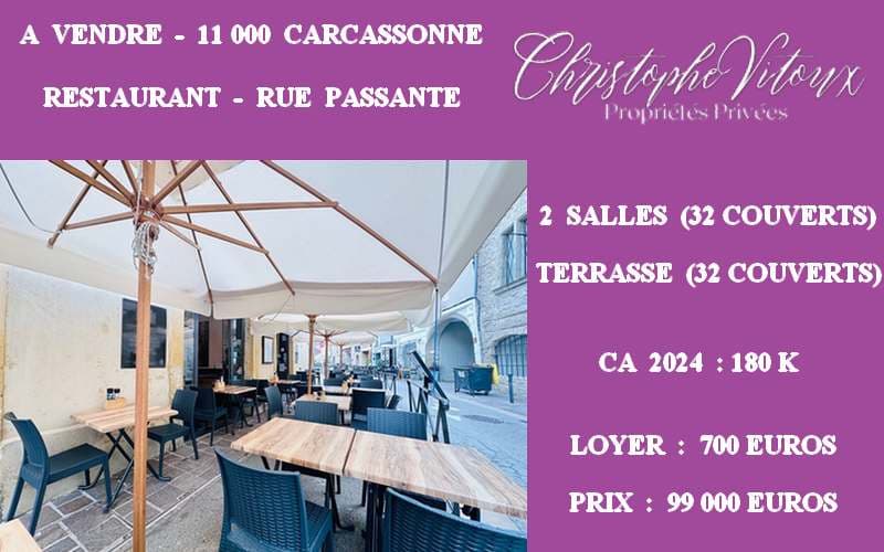 Local commercial 80 m² — CARCASSONNE — photo 1