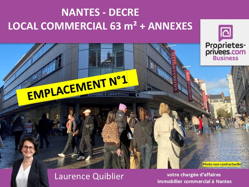 Local commercial · 63 m² · Cession de bail — photo 1