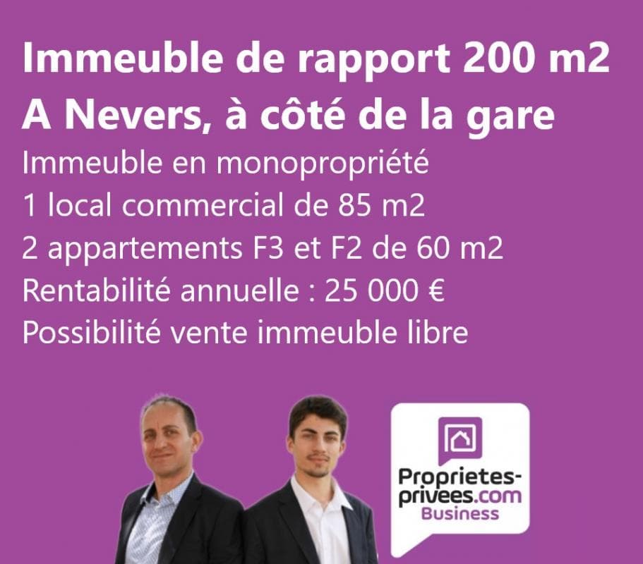 Local commercial 200 m² — NEVERS — photo 1