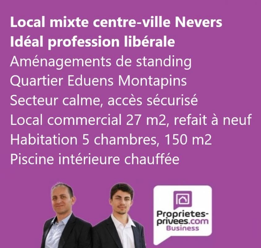 Local commercial 175 m² — NEVERS — photo 1