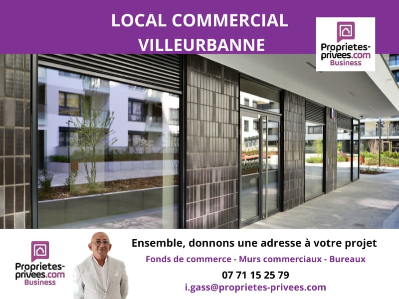 Local commercial 190 m² — VILLEURBANNE — photo 1