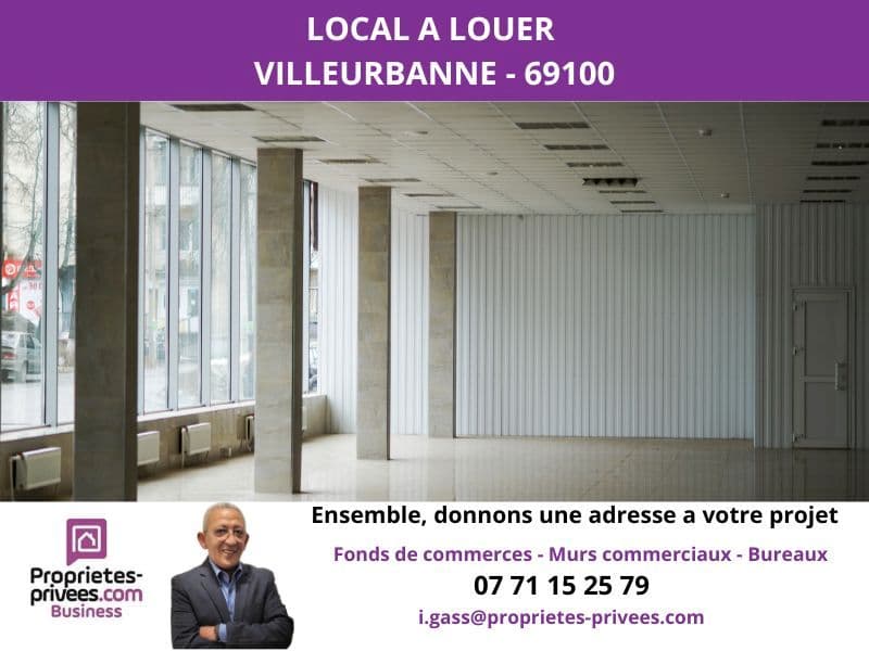 Local commercial 150 m² — VILLEURBANNE — photo 1