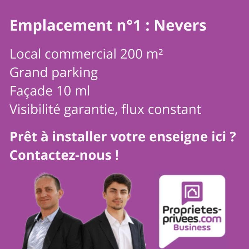 Local commercial 200 m² — NEVERS — photo 1
