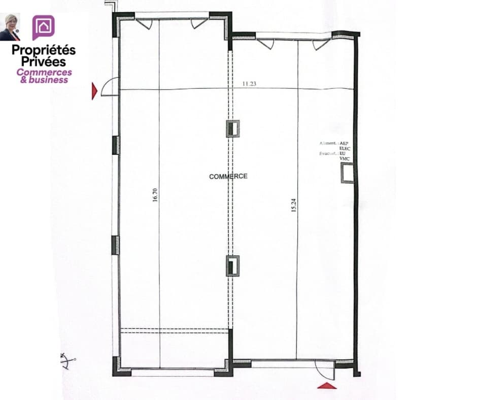 Local commercial · 178 m² · Fonds de commerce — photo 2