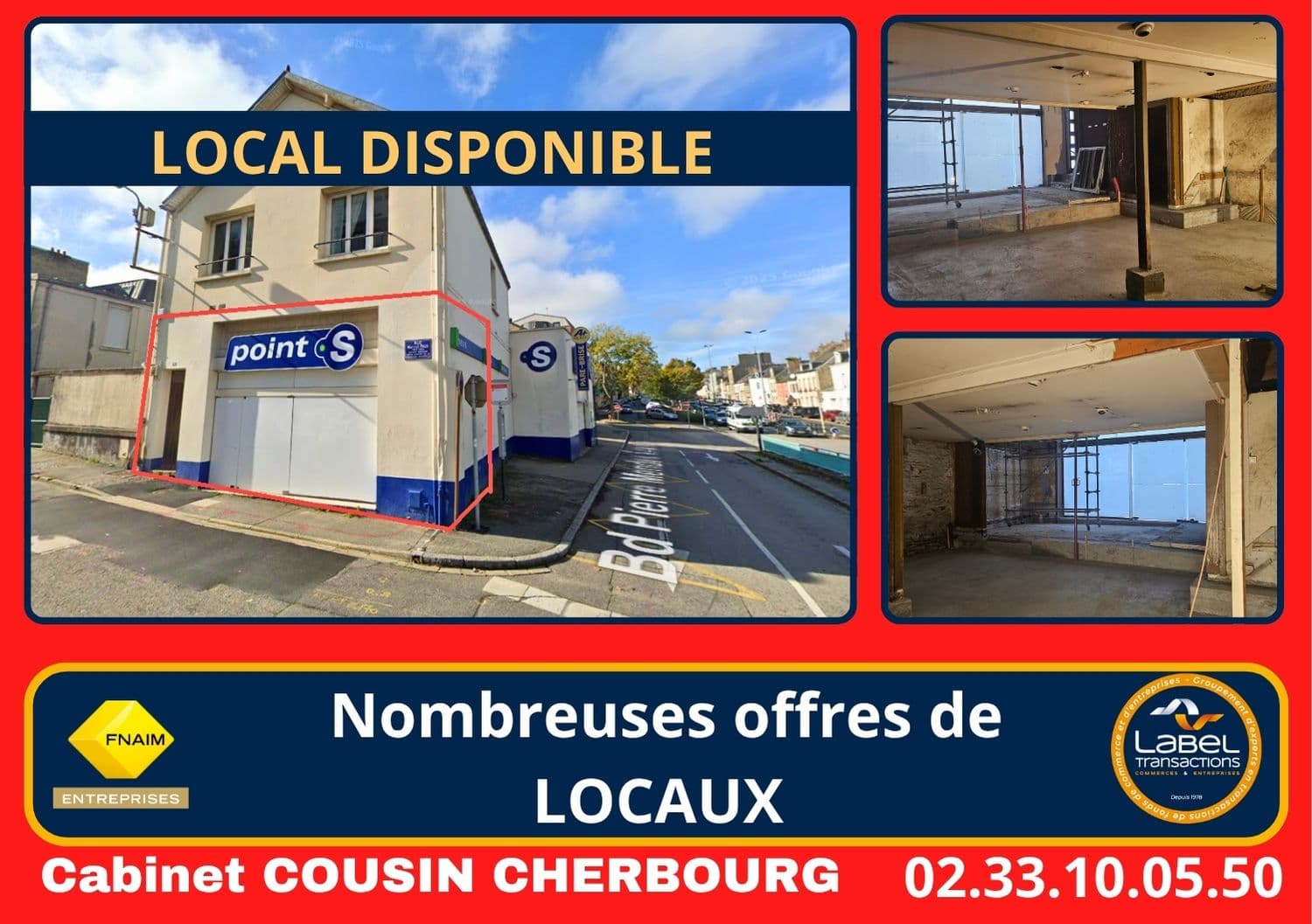 Local commercial 70 m² — MANCHE — photo 1