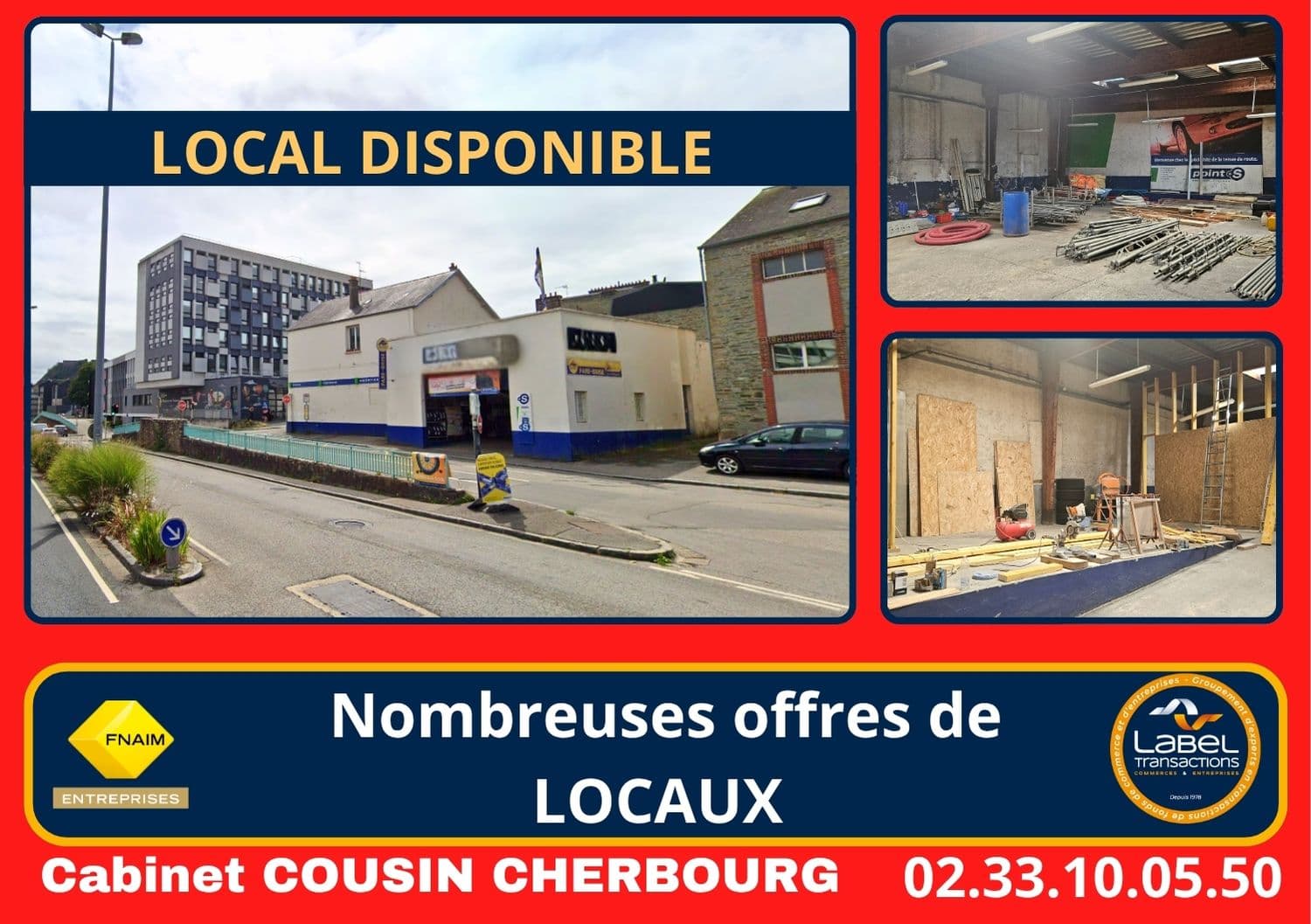 Local commercial 170 m² — MANCHE — photo 1