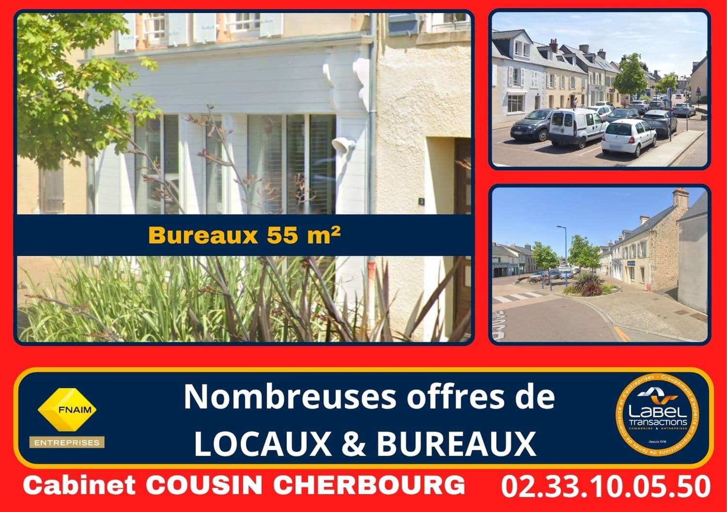 Local commercial 55 m² — MANCHE — photo 1