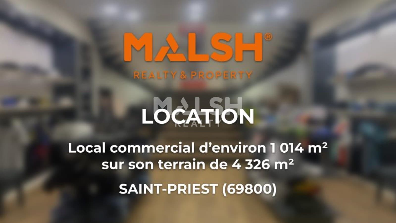 Local commercial 1014 m² — RHONE — photo 1