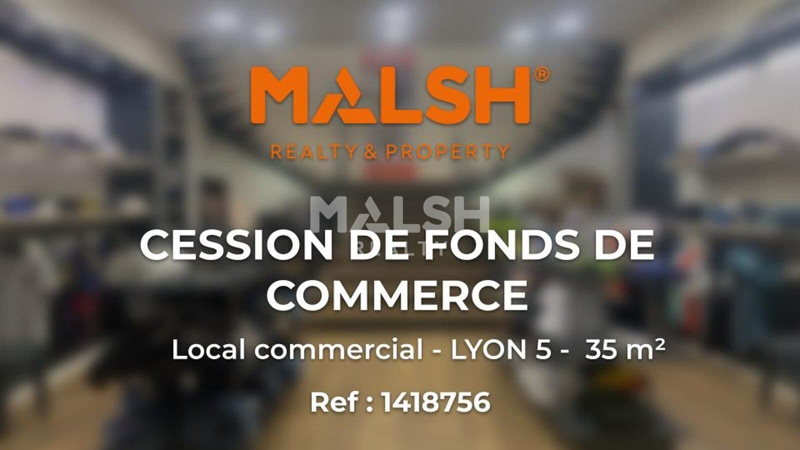 Local commercial 35 m² — RHONE — photo 1