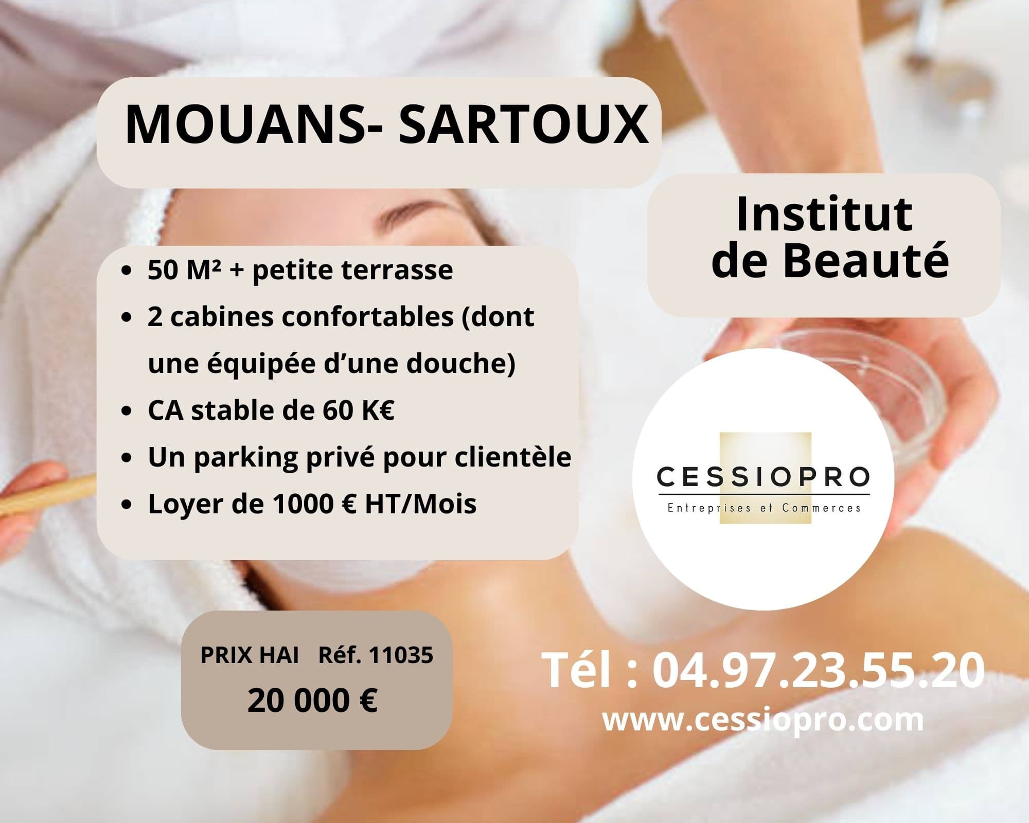 Local commercial 50 m² — MOUANS SARTOUX — photo 1