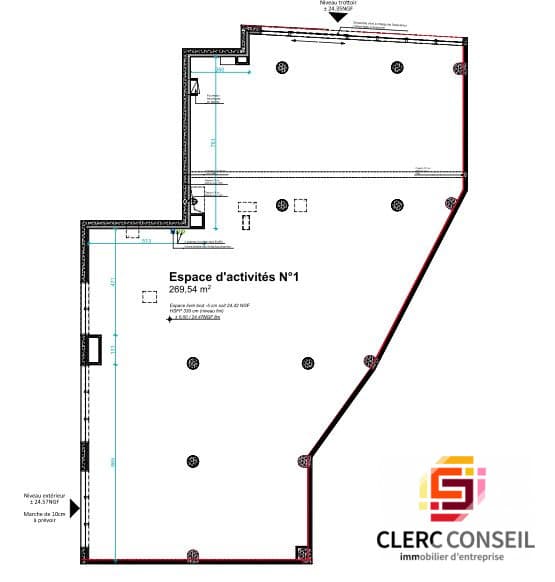 Local commercial 279 m² — VERNON — photo 1