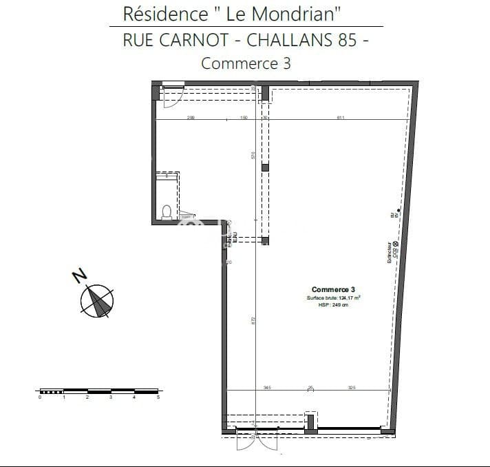 Local commercial · 124 m² · Location — photo 2