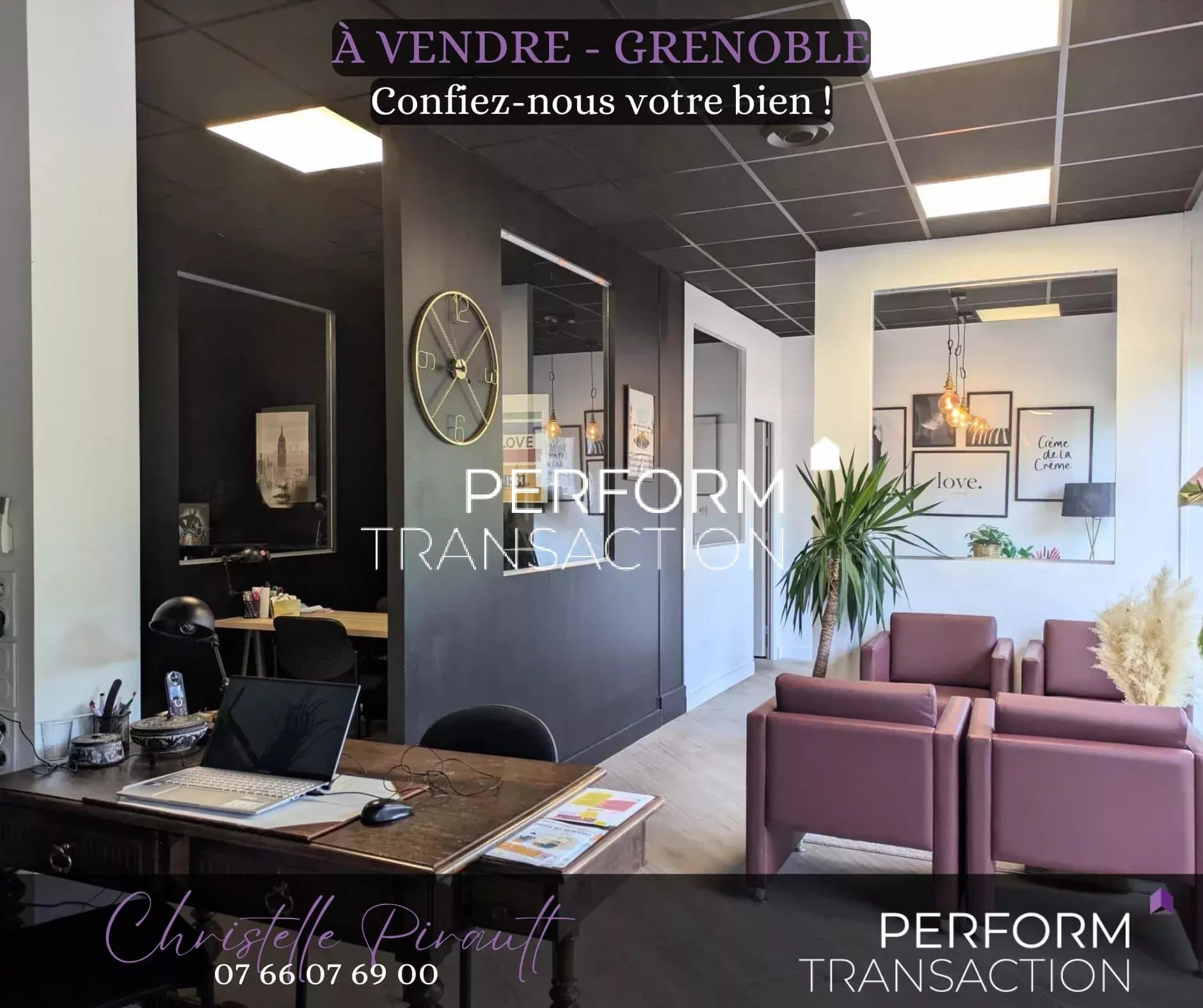 Local commercial 78 m² — GRENOBLE — photo 1